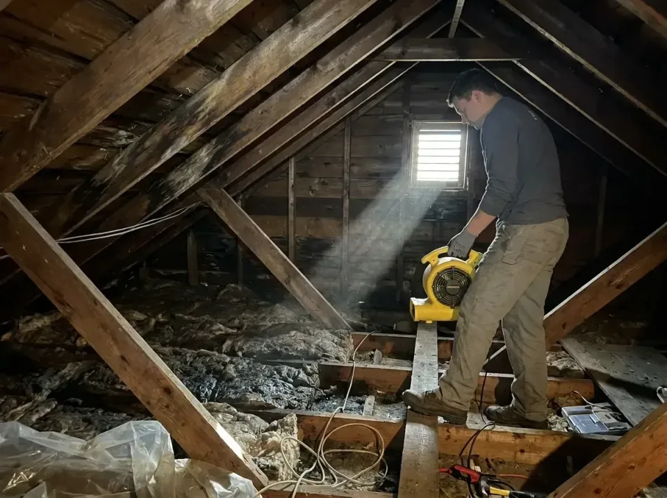 attic-water-damage-drying-proc-007 — frequently asked questions, Emergency Water Extraction & 24/7 Flood Response in Dowagia…